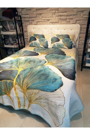 Pique Set Jacquard Weaving Cotton 3D Digital Printing Water Flowers monohome34092 - Monohome