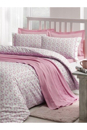 Piquet Duvet Cover Set Single Pink PİKENEV-TK - Özdilek
