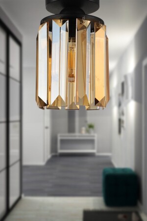 Pisa Single Chandelier Black BEG1175 - Begüsa