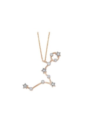 Pisces Silver Necklace According to the Star Map iku1193 - In Love