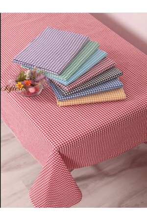 Piti Checked Cotton Tablecloth Picnic Cloth Nostalgic Tablecloth Red - Goldrise