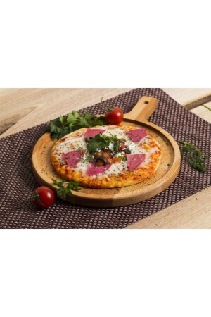 Pizza-Präsentationstafel aus Holz EFK_23 - EFKAREART