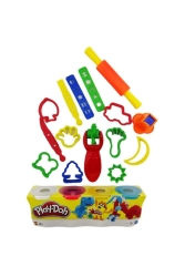 Plah Doh Oyun Hamuru - 17 Parça Şekilli Set P1036S9481 - Play Doh