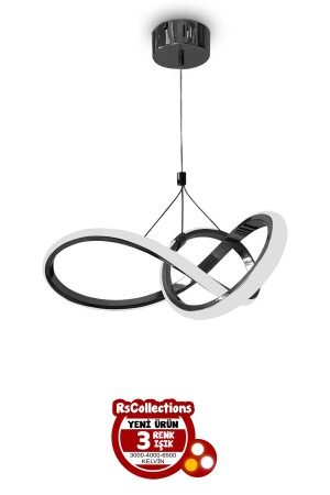 Plain 3 Color Snowdrop Model White-Yellow-Daylight Modern Pendant Lamp LED Chandelier kardelen - RSCOLLECTIONS