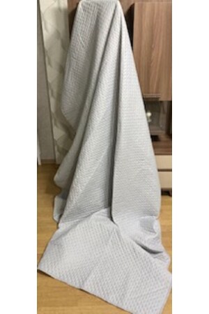 Plain Dye Laser Quilted Multi-Purpose Pique King Size 230x250 * Bedspread - Gençev Home Collections