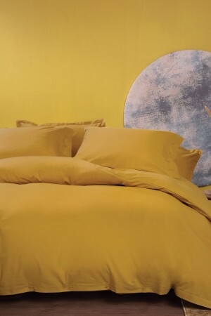Plain Single Ranforce Washable Duvet Cover Set - Safran YTSGRPIST-1544523 - Yataş