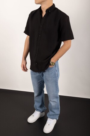 Plain Stand Collar Short Sleeve Shirt WMS077 - WAMOSSALAPLI