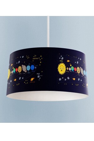 Planet Patterned Children's Room Pendant Lamp Chandelier TLAV-182 - Talia Home
