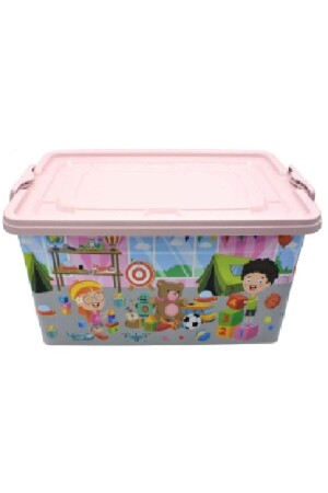Plastic 40 Lt Wheeled Toy Storage Box TYC00541708446 - Asude