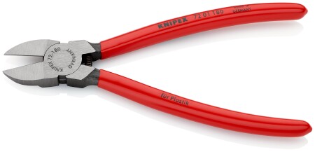 Plastic cutting pliers KNIPEX 7201180 - Knipex