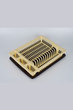 Plastic Dish Basket, Single Tier Plate Rack SM0592 - bimbambom