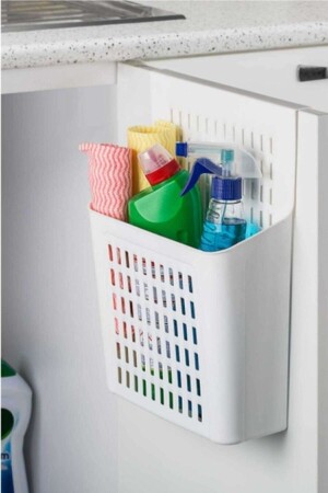 Plastic Hanging Closet Organizer In-Cabinet Detergent Holder - Genel Markalar