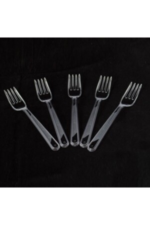 Plastic Luxury Sturdy Fork 100' Piece - Genel Markalar