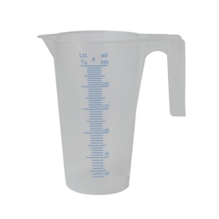 Plastic measuring container for chemistry HALLBAUER KMB, 2L - Hallbauer
