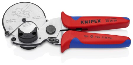 Plastic pipe cutting pliers KNIPEX 9025 - Knipex