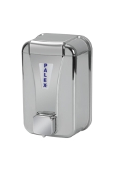 Plastik Sıvı Sabunluk Duvar Tipi Komple Krom 1000 Ml 14-209 - Prestij