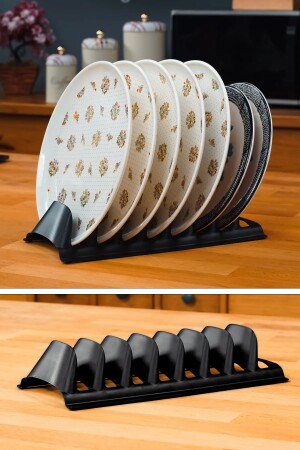 Plate Organizer Pot Pan Lid Organizer Kitchen Lid Organizer - Emofom