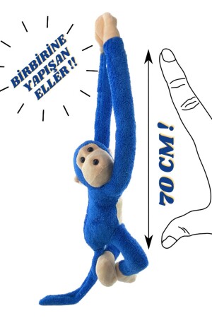 Play and Sleep Companion Plush Monkey Toy Hugging Monkey with Sticky Hands 741267963159 - charisa