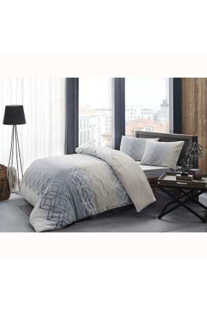 Play Ranforce Single Duvet Cover Set Gray 60217475 - Taç