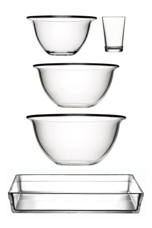 Pleasure in the Kitchen Set Arda Turkmen Prep Set + Borcam Premium Rectangular Oven Dish and Tray PB1X259035-1X59334 - Paşabahçe