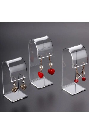 Plexiglass Earring Stand 3 Pieces - Plex