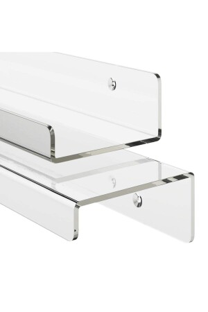 Plexiglass Shelf Transparent 30cmx 10cm Made of 4mm Plexiglass. - Nobell