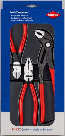 Pliers set for construction workers KNIPEX, 3 pcs. - Knipex