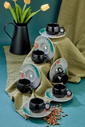 Plump Black Luxury Ceramic Coffee Cup Set, Coffee Cup TYCTLPYTPN169184148985797 - Babion