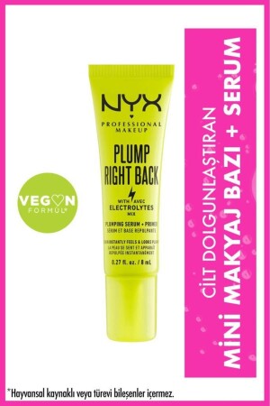 Plump Make-up-Basis für die rechte Rückseite + Serum Mini - Nyx Professional Makeup