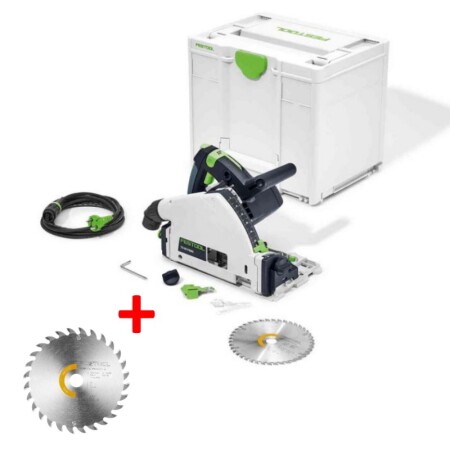 Plunge circular saw FESTOOL TS 55 FEBQ-Plus with accessory - FESTOOL
