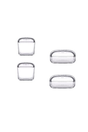 Plus 96888 Set mit 4 Vorratsbehältern mit Glasdeckel P96888 - Paşabahçe