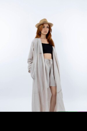 Plus Size Linen Cap - Sares