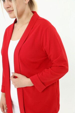Plus Size Red Jacket - Erbays