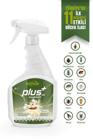 Plus Ul 1 Lt Hamam Böceği,Karınca,Kokarca,Gümüş Böceği,Kene,Bit,Sivrisinek, Karasinek,Haşere Ilacı - Oithox