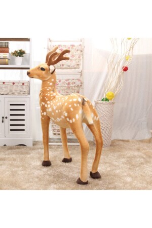 Plush Licensed Standing Deer 50cm - Vardem Pelüş