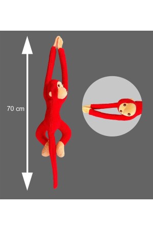 Plush Monkey, Sleeping and Playmate with Sticky Hands - 70 Cm monkeysole - Sole