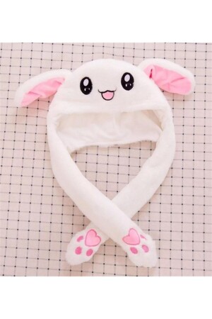 Plush Rabbit Hat with Moving Ears LP004916 - Happy Rabbit