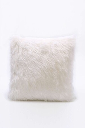 Plush Throw Pillow Cover - Beyaz Esnafali - Cango Home
