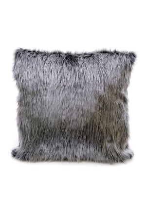 Plush Throw Pillow Cover - Gray - Cango Home