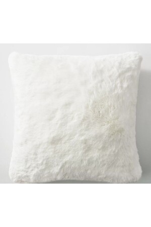 Plush Throw Pillow Cover Snow White Double Sided Plush Pillow Plush Throw Pillow Square - Sevaradekor