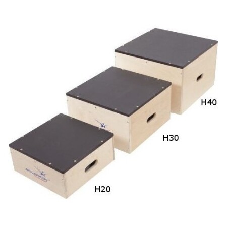 Plyometric box Polsport, H-40 (40cm) - Polsport
