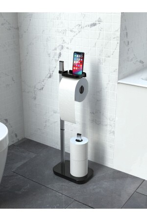 P.nova, Water Toilet Paper Holder-black M-E75-06 - Prima Nova