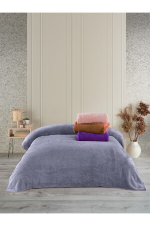 Pofy Welsoft Double Blanket-grey LVNS-N-63 - NANOSOFT