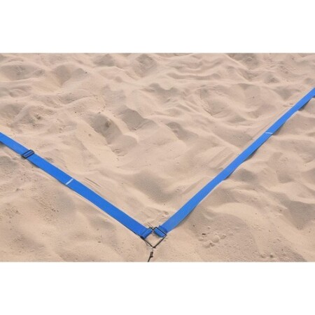 Pokorny Site Econom plaj voleybolu çizgileri, kazıklarıyla birlikte, 16x8m, mavi. - Pokorny Site