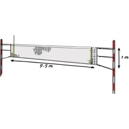 Pokorny Site League Sport Voleybol Ağı, 9.5x1.0m - Pokorny Site