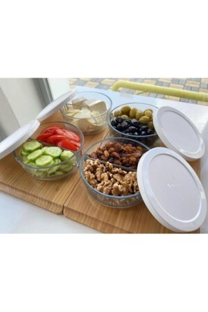 Polar Two Compartment Breakfast Storage Container 4 Pieces TYC00118749012 - Paşabahçe