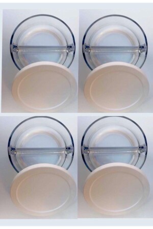 Polar Two Compartment Storage Container 4 Pieces Fma504752 plr123 - Paşabahçe