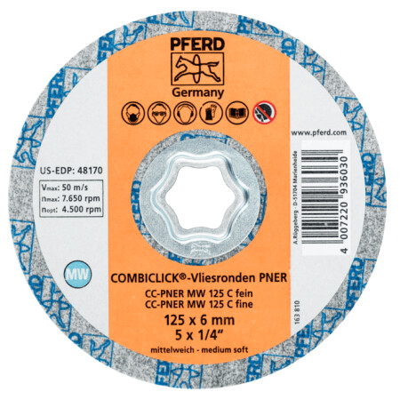Polierscheibe PFERD CC-PNER MW 125 SiC F - Pferd