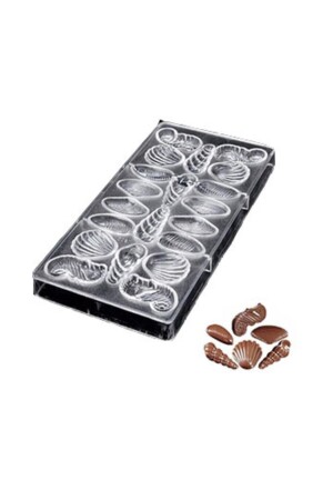 Polycarbonate Chocolate Mold Seafood pk015 - Global