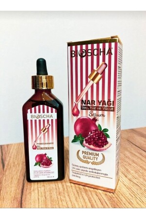 Pomegranate Oil 100 m. l hair hand face and body Serum - Bioscha Kozmetik